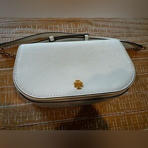 Tory Burch Women's Emerson Small Saffiano Leather Top Handle Crossbody Bag